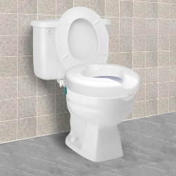 CAREX SAFE LOCK BARIATRIC RAISED TOILET SEAT